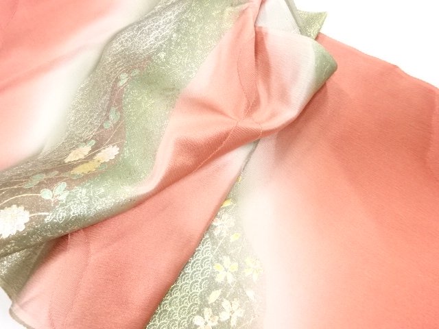  未使用品　正絹　帯揚げ